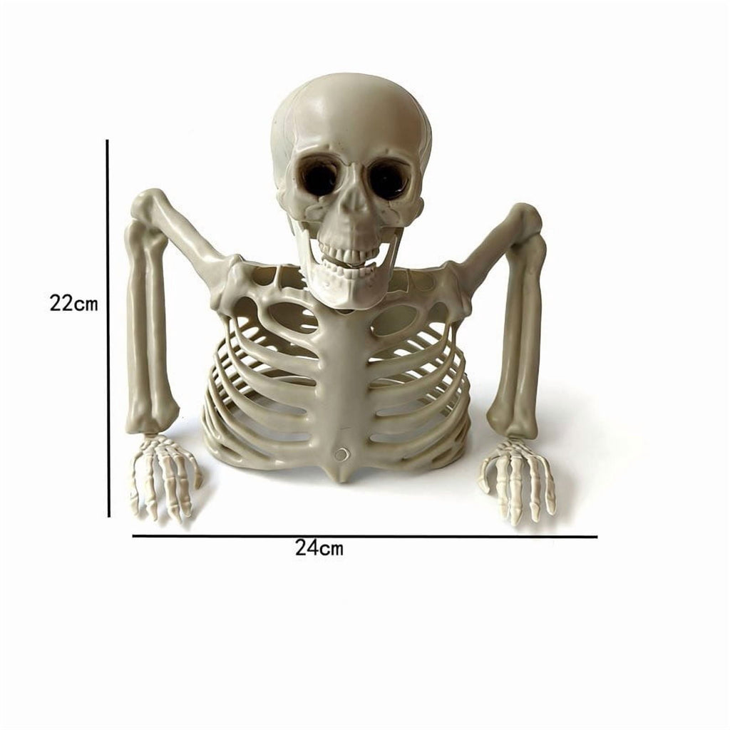 Halloween Skeleton Snake Prop Realistic Scary Serpent Decorative Ornament, Spooky Scene Setup Skeleton Decor Haunted House Party Prop, Home Shop Display Halloween Skeleton Holiday Ornament Gift