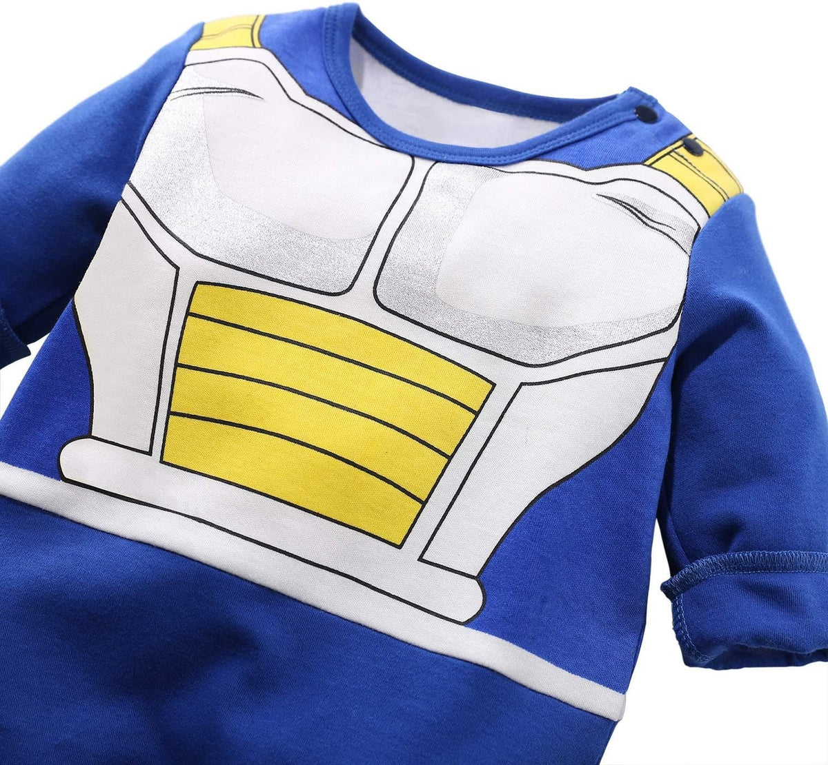 WIBACKER Baby Infant Boy Armor Printed Outfits 100% Cotton Newborn Boy Cosplay Party Jumpsuit Halloween Christmas Rompers