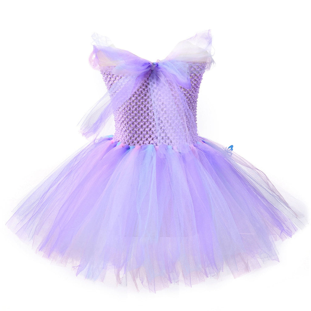 CHOYURME CHONYURM Fairy Halloween Princess Tutu Costume Dress for Girls Holiday Birthday Christmas Party Dress Up