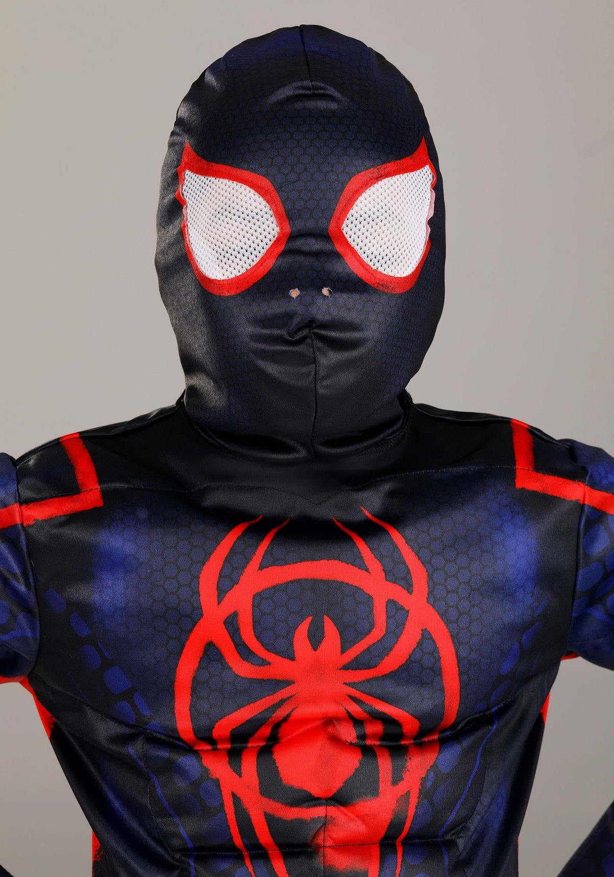 Boys' Marvel Miles Morales Spider-Man Qualux Costume by Jazwares - Size Small