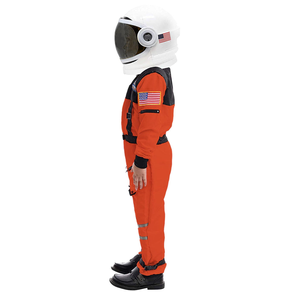 Joyfy Astronaut Costume with Helmet for Kids Toddler Boys Halloween Dress Up Party and Roly Play Cosplay 3-14 Years