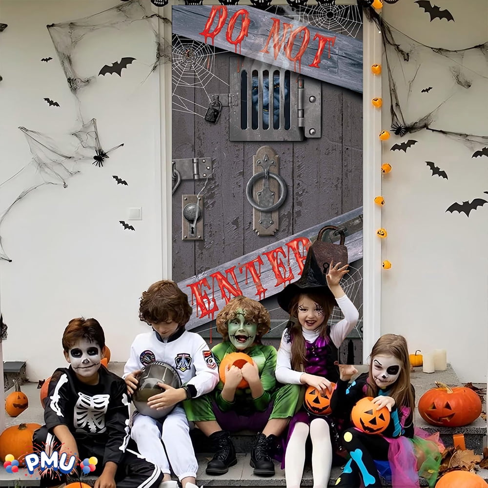 PMU Halloween Microwave Door Decoration 12in x 24in (1/pkg) Pkg/1