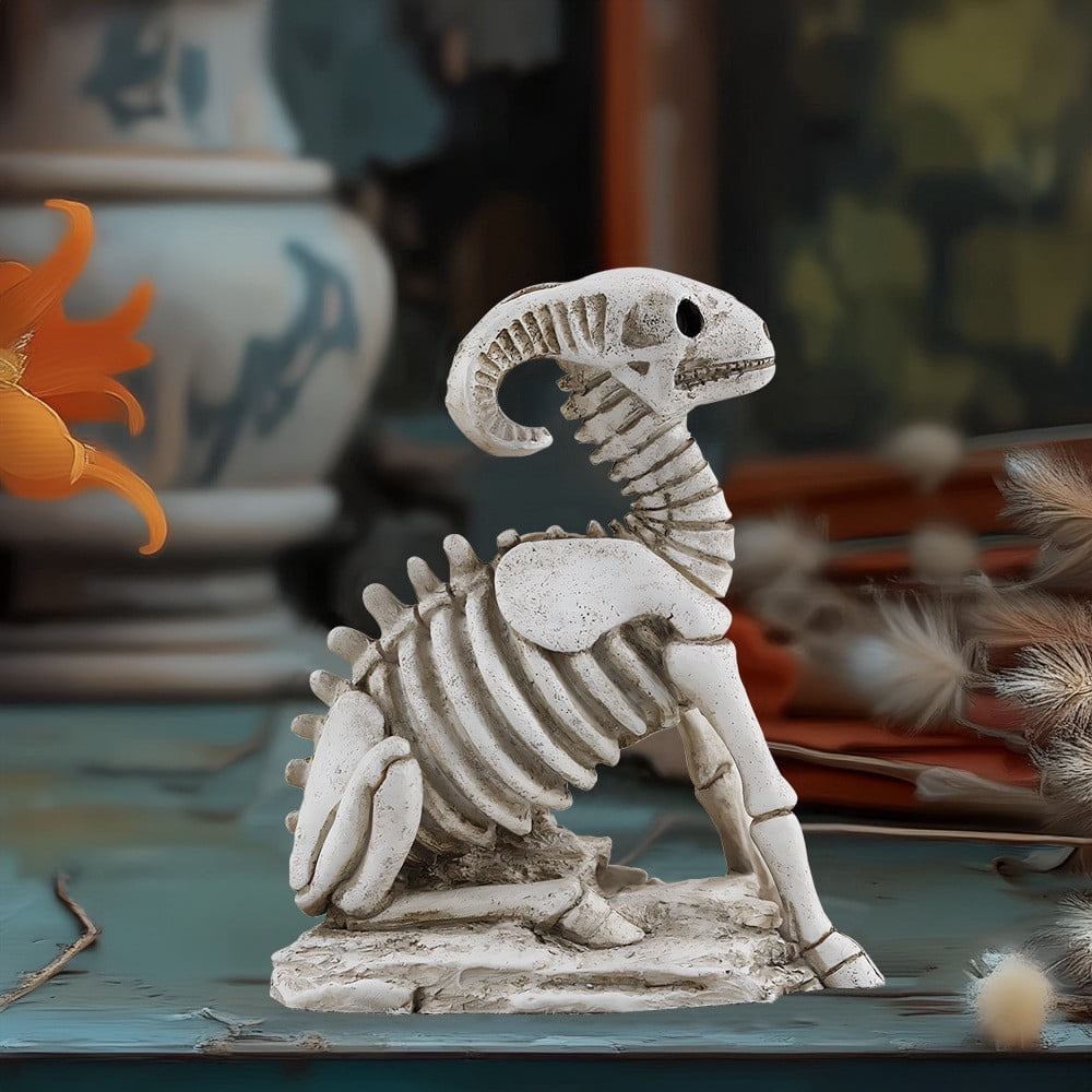 amlbb Halloween Decoration Halloween Skeleton Horror Decorations Simulation Animals Skeleton Ornaments Bar Decoration Frogs Skeleton on Clearance