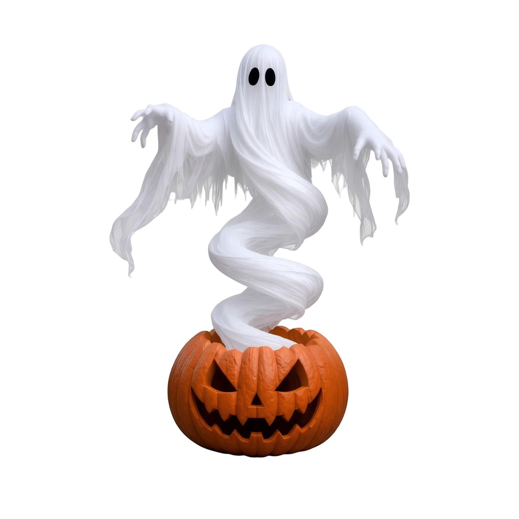 Halloween Garden Stake Lights Solar Stake Light Outdoor Solar Light Ghost Pumpkin Yard Decoration Waterproof Garden Ornament for Lawn Pathway Holiday Landscape Display