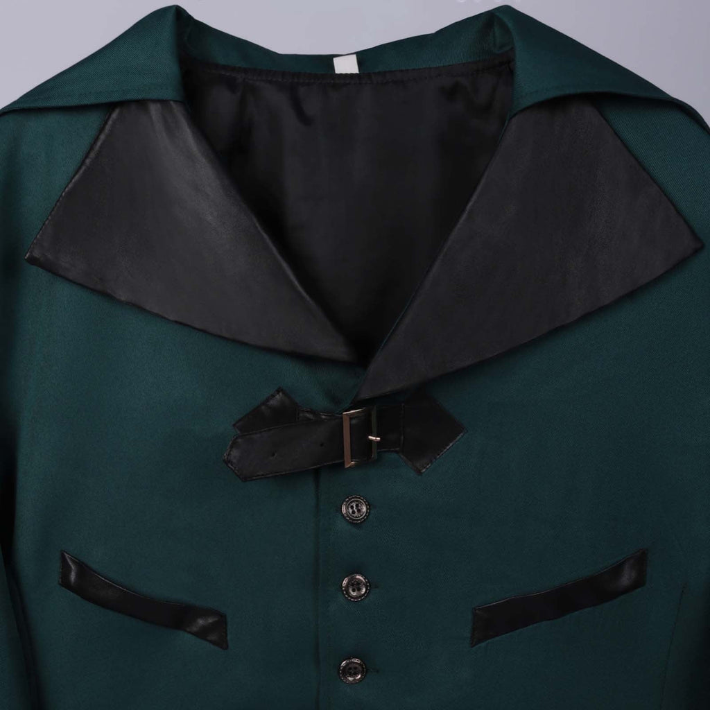 Men Clearance LYXSSBYX Mens Jackets Fall Fashion Halloween Men's Costume Men's Mid Length Retro Tuxedo Costume