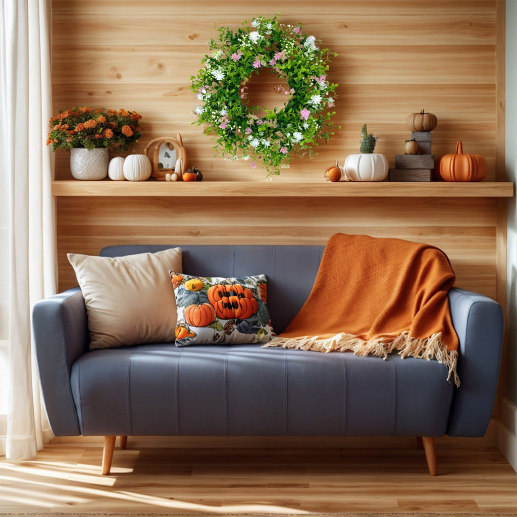 2-Pack Fake Hanging Plants, Faux Hanging Plant Artificial Greenery for Living Room Bedroom Boho Wall Shelf Indoor Outdoor Decor Artificial Hanging Plants