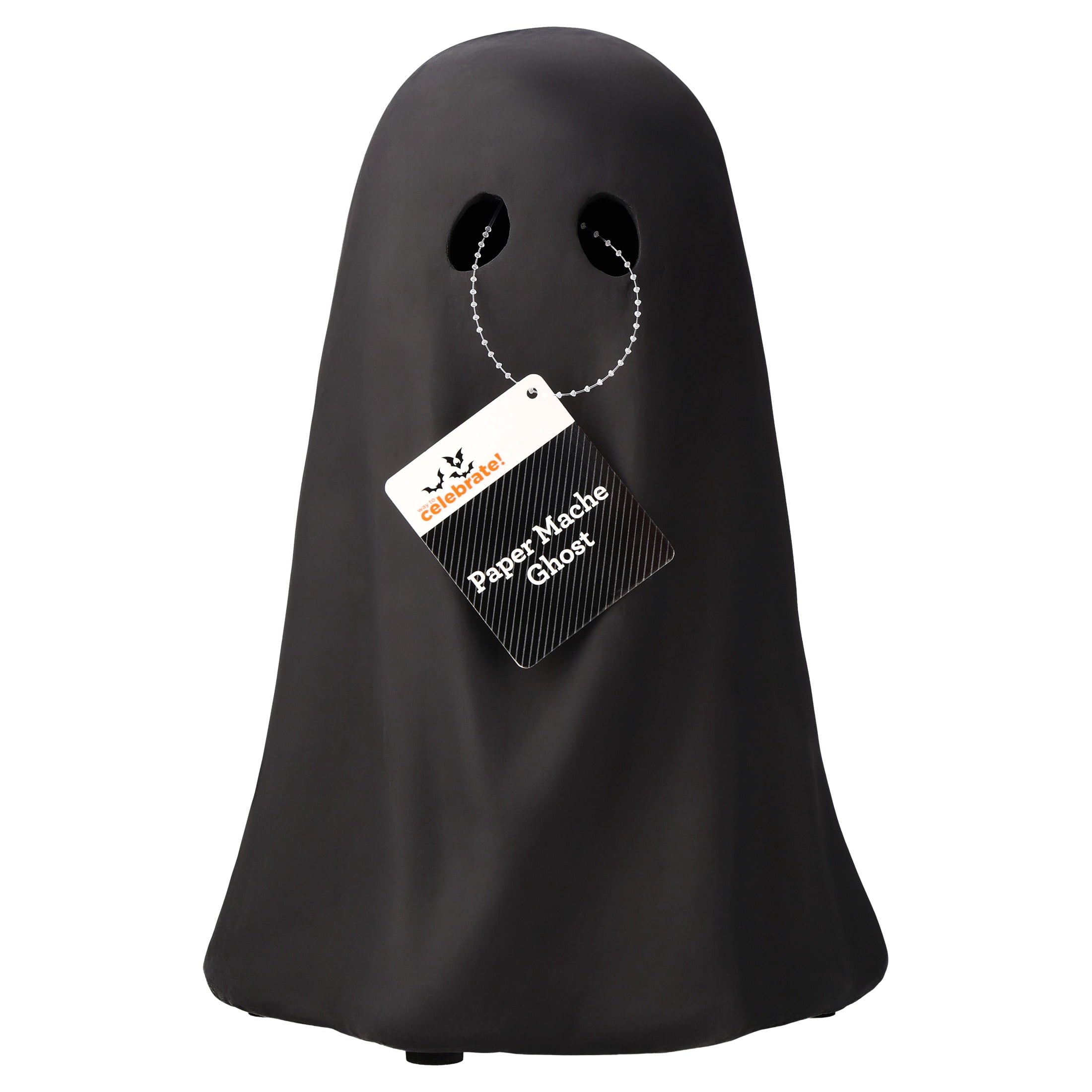 Paper Mache Ghost Decoration, White, 11", Halloween by Way To Celebrate