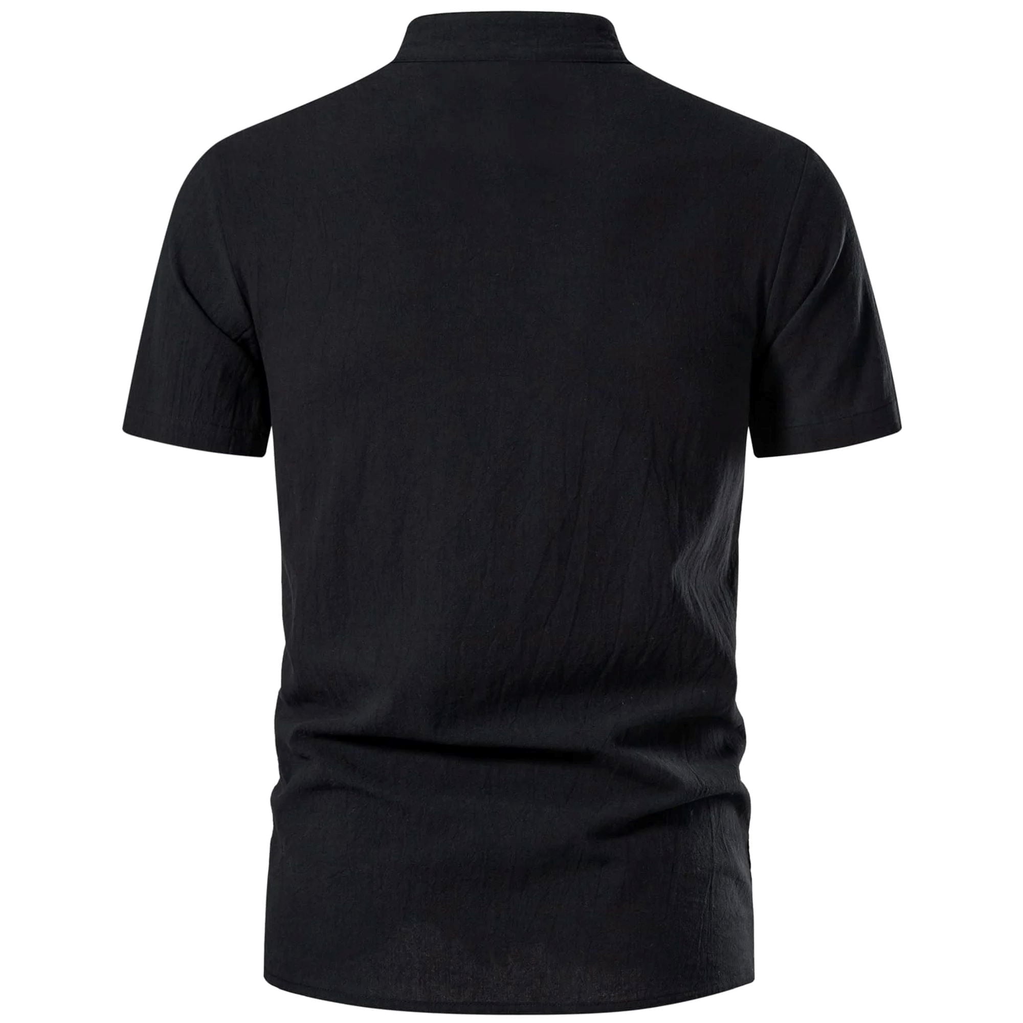 HAOMEILI Men's Short Sleeve Shirts Retro Style Lace up for Medieval,Viking,Hippie Halloween Cosplay Pirate Renaissance Costume