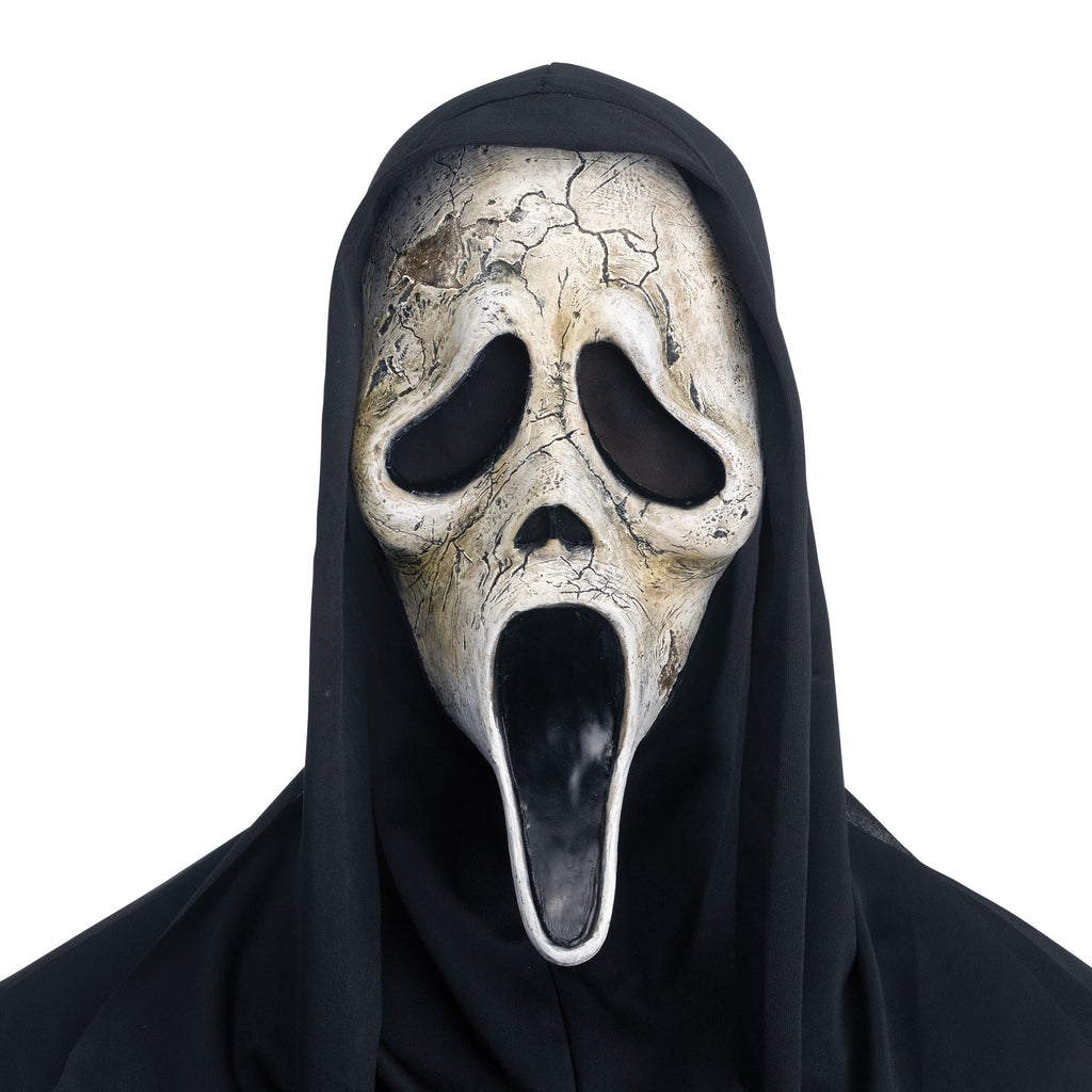 Aged Ghost Face Halloween Costume for Adults, Mens One Size Fit, by Fun World
