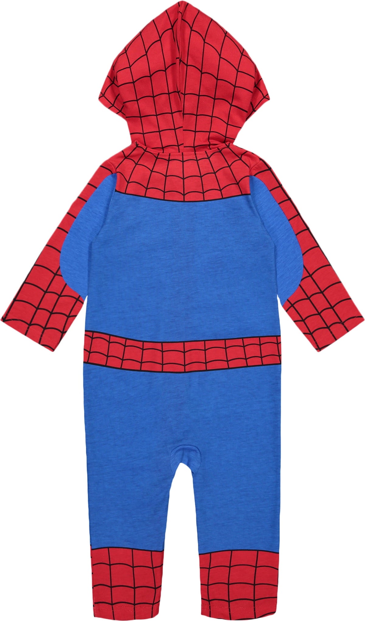 Marvel Avengers Spiderman Baby Boys' Zip-Up Hooded Costume Coverall (18M)