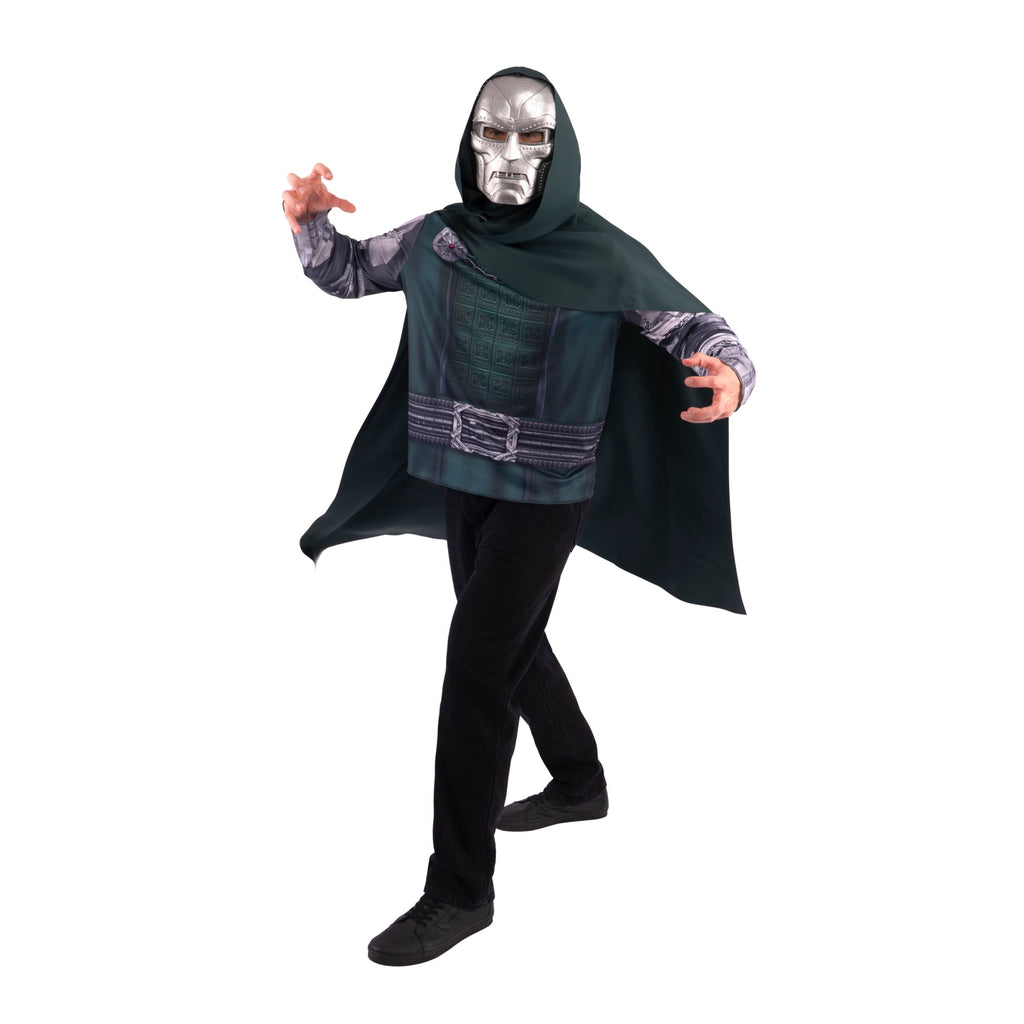 Marvel Dr.Doom Halloween Costume for Adults, Men's Size Small / Medium (28-34), by Jazwares