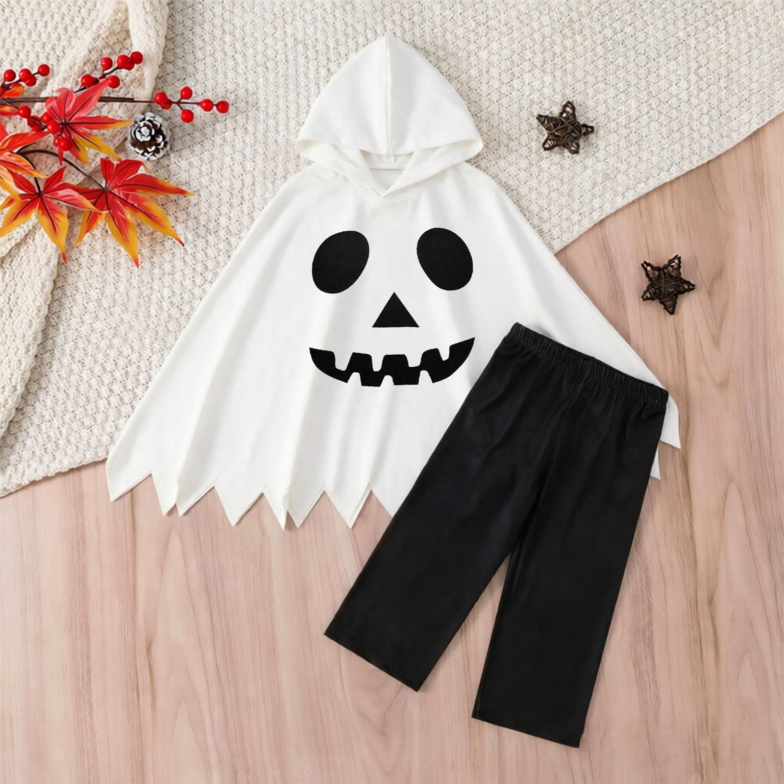LIIPEE Halloween Party Outfit Sets For Boys Kids Comfortable Cute Casual Outfits 2 Piece Set,2-3 Years