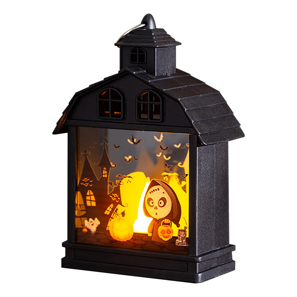 Scnor Lantern Halloween Skeleton Pumpkin Lantern Pumpkin Ghost Party Supplies in Clearance Halloween Party Must Haves Decor