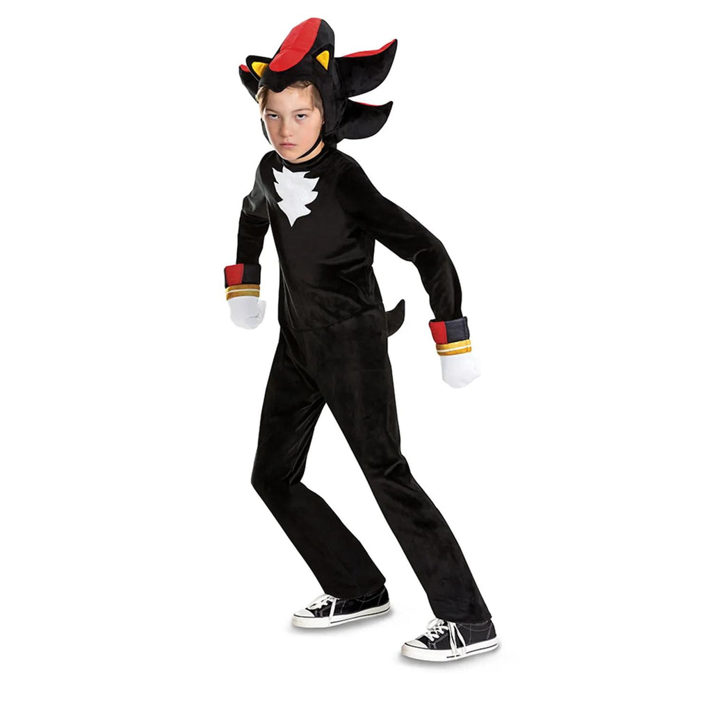 Disguise Boys' Sonic The Hedgehog 3 Shadow The Hedgehog Deluxe - Size 10-12 - Black