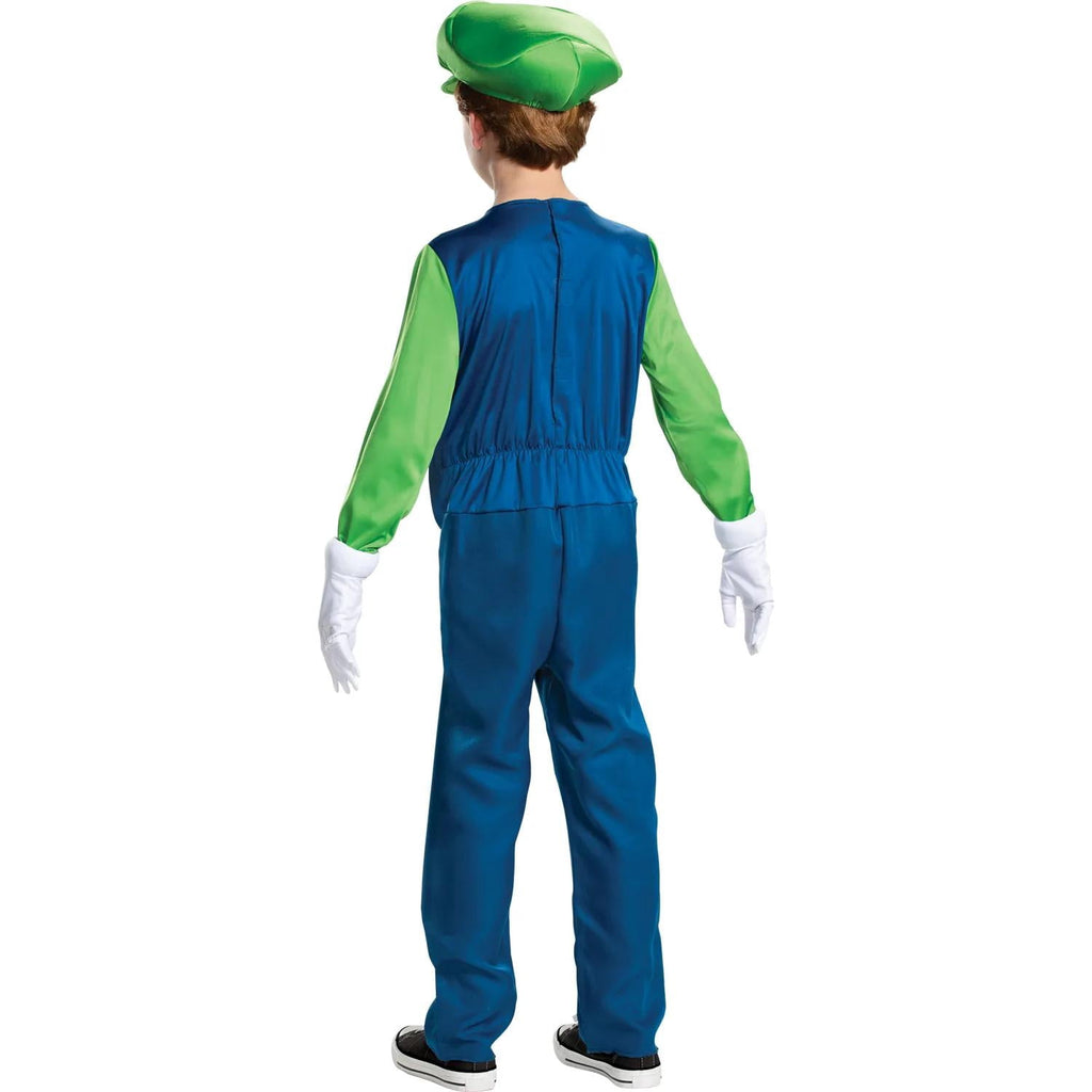 Disguise Boys' Super Mario Bros. Luigi Deluxe Costume - Size 4-6