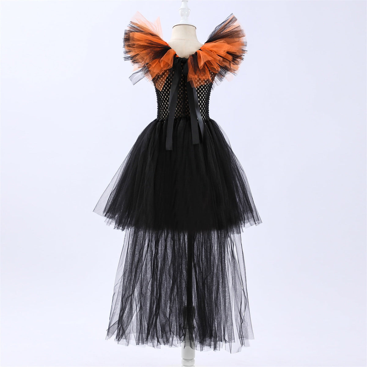 HNMKIU Halloween for Girls Toddler Kids Baby Girls Magnificent Witch Halloween Black Gown Fancy Dress Up Cosplay Party Tutu Dress Dresses E - 18-24 Months