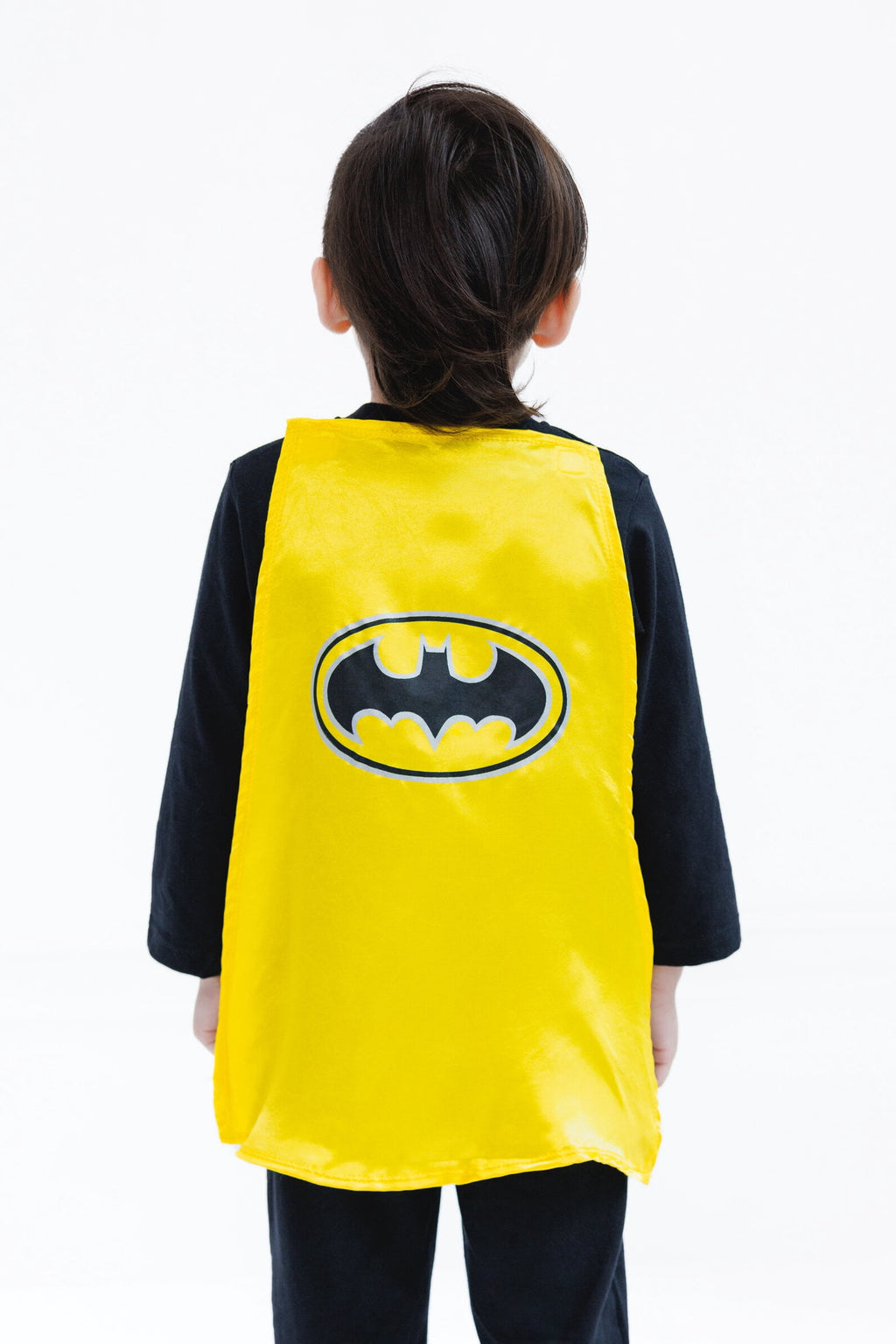 DC Comics Justice League Toddler Boy or Girl Cosplay One Piece Coverall with Cape Batman Black