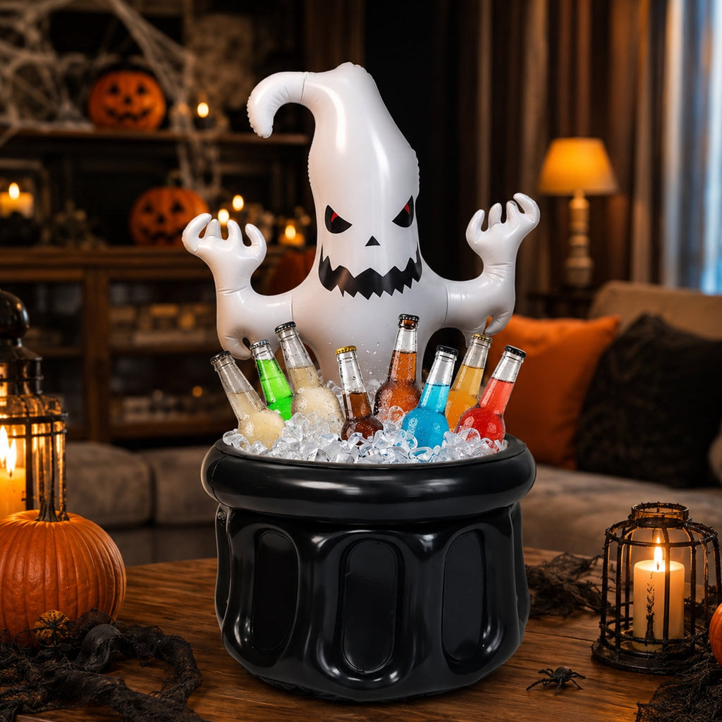 THOPBPRK Black Halloween Pumpkin Decoration for Home, Gothic Table Centerpiece Decor, Fall Figurine for Party and Seasonal Indoor Display