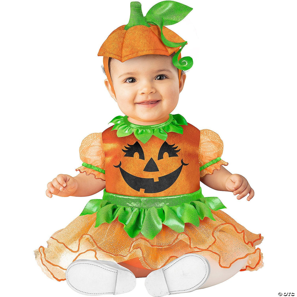 Fun World Infant Girls' Pretty Pumpkin Tutu Costume - Size 18-24 Months - Orange