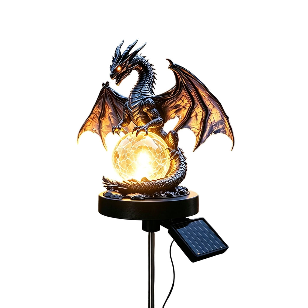Clearance! Highland Cow Solar Garden Light, 18in Garden Statue with LED Glow, Waterproof Outdoor Yard Decor Stake, Resin Lawn Pathway Light for Backyard Patio Porch Halloween Gift