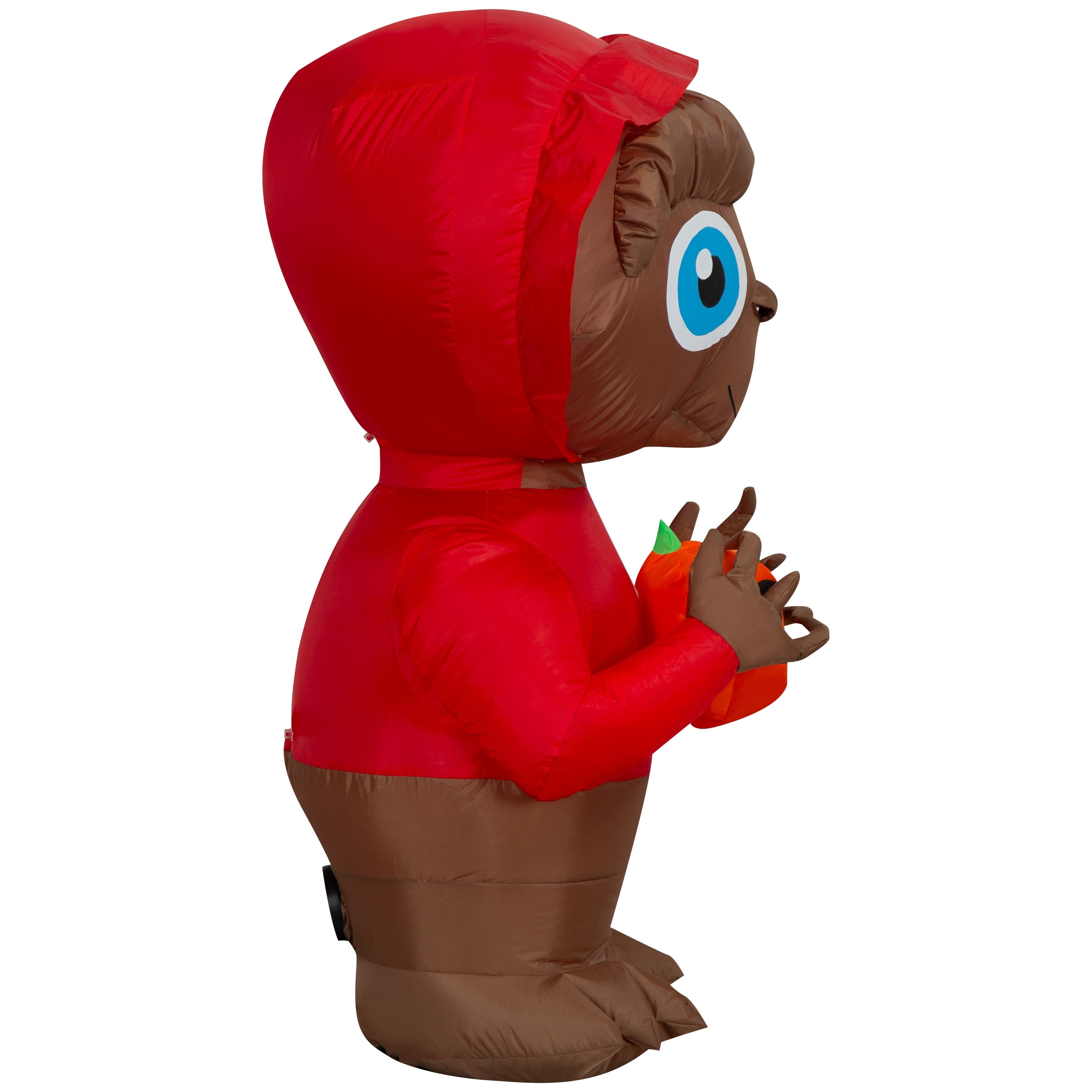 Morris Costumes SS555113G 38 in. Air Blown Inflatable E.T. The Extra-Terrestrial with Jack-O-Lantern Halloween Outdoor Decoration