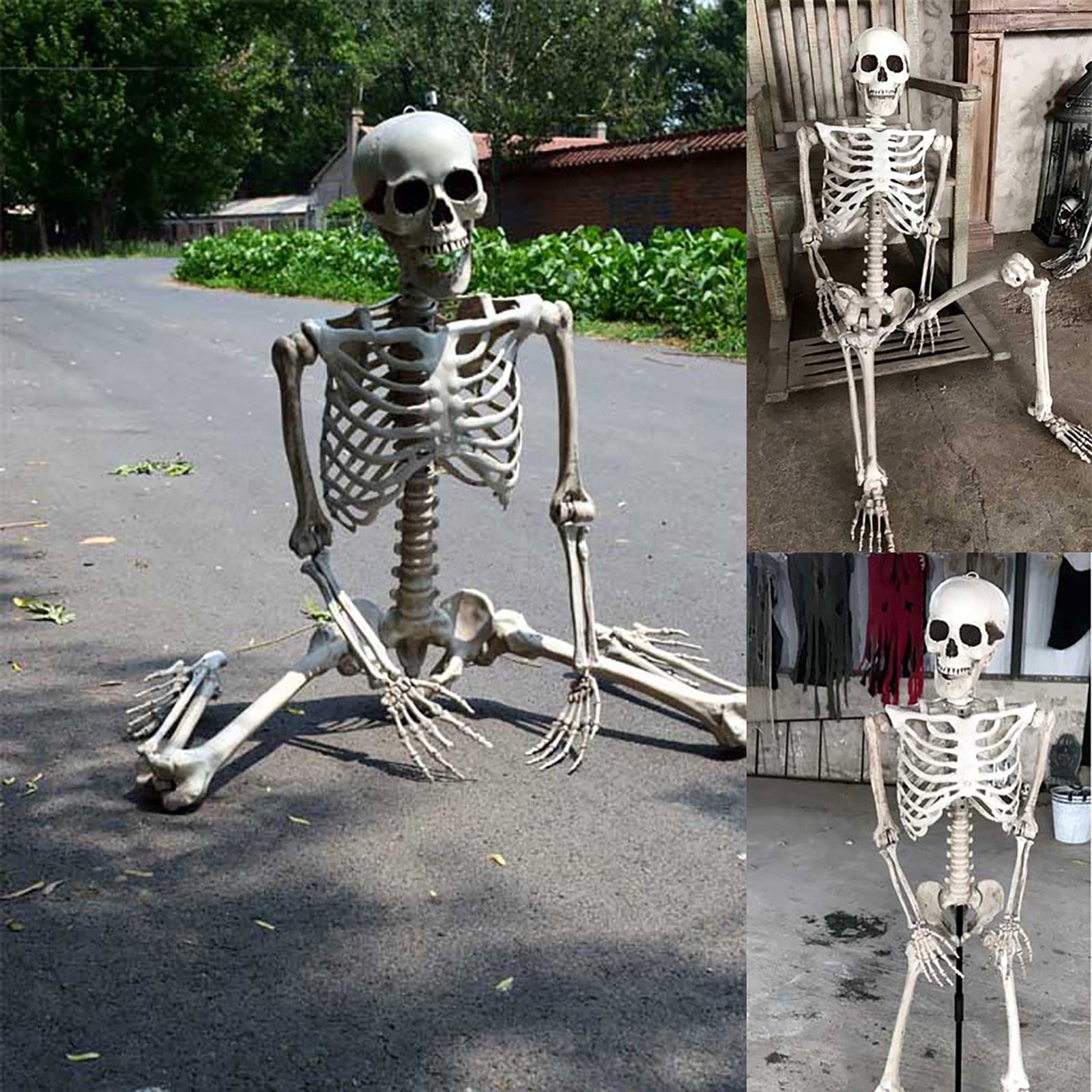 Ruziyoog Halloween Skeleton Ghosts Grim Reapers for Halloween Decorations