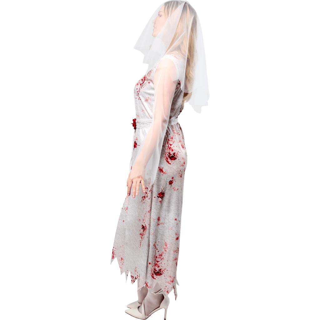Ghost Bride Halloween Costume for Adults, Women's Size M (8/10), by Way to Celebrate