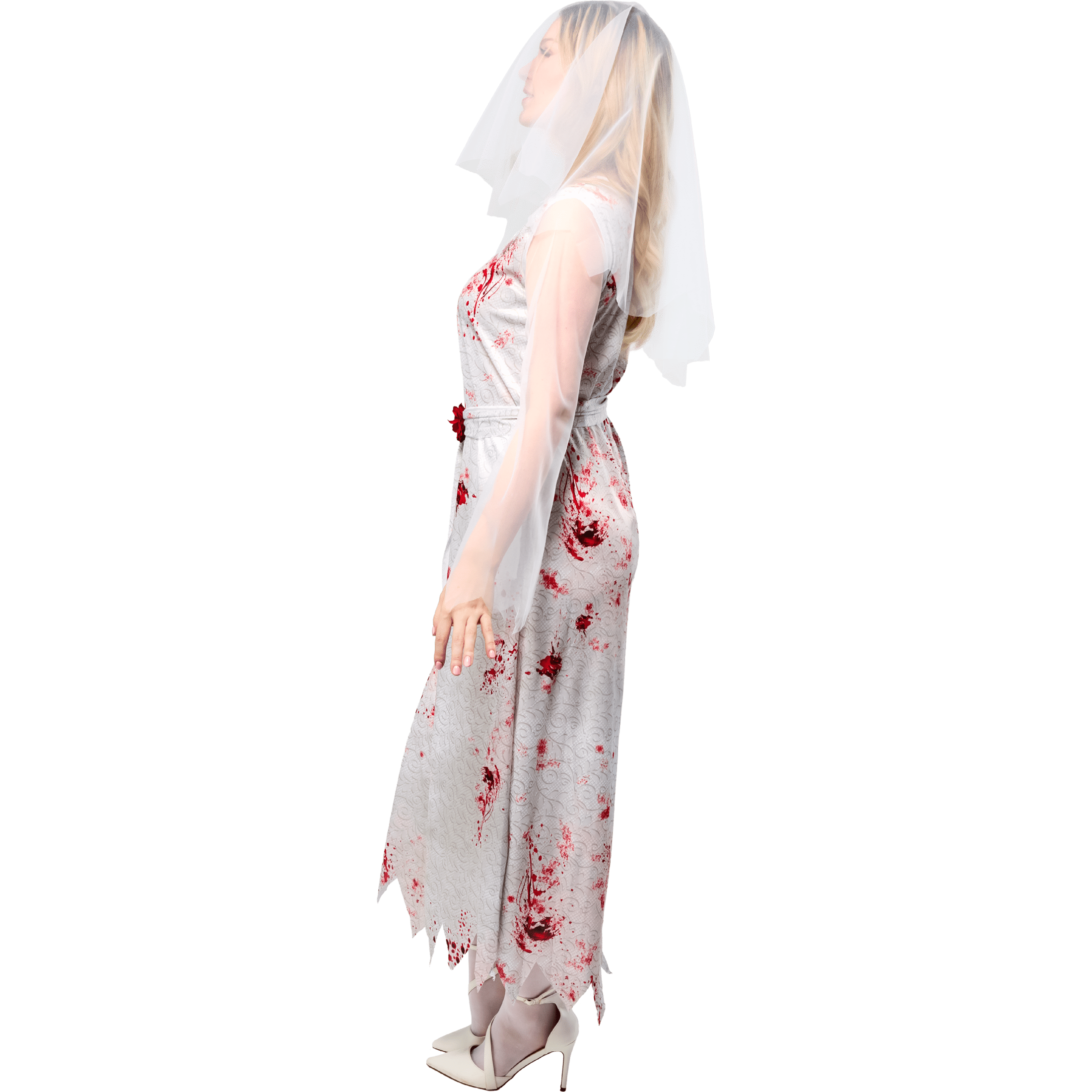 Ghost Bride Halloween Costume for Adults, Women's Size M (8/10), by Way to Celebrate