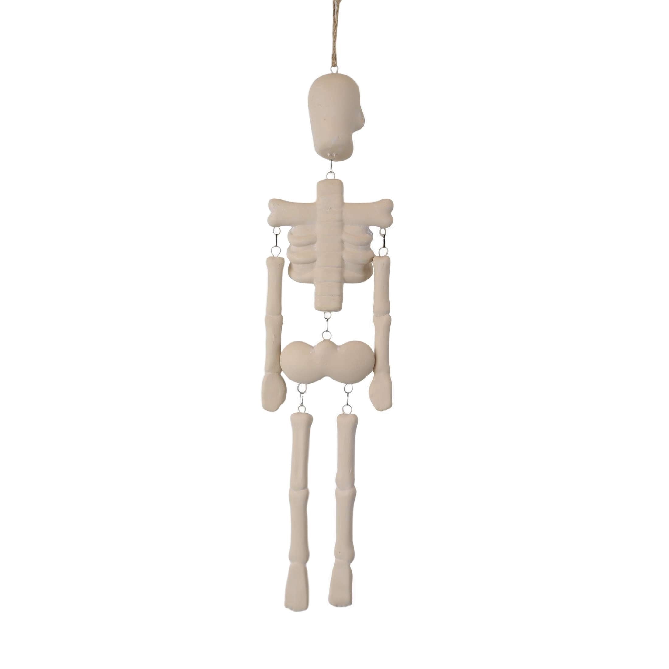Skeleton Wall Decoration, Cream, 16.7", Halloween by Way To Celebrate