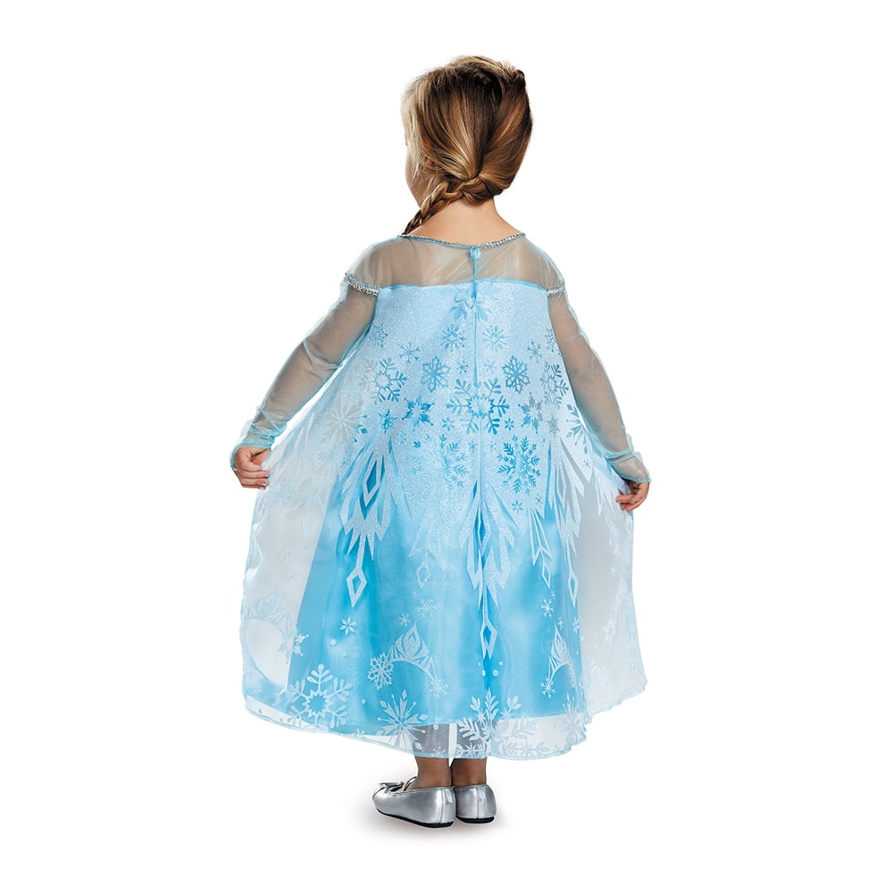 Disney Frozen Elsa Halloween Costume for Children, Toddlers Size 3T-4T, by Disguise