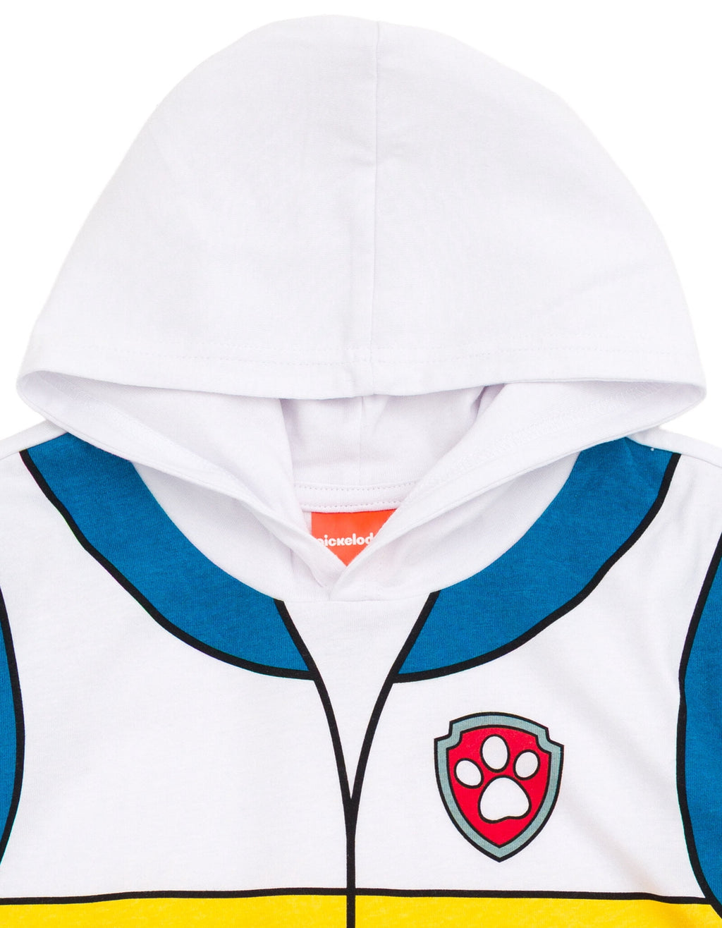 Paw Patrol Big Boys' Cosplay Hooded T-Shirt Marshall Bright Red