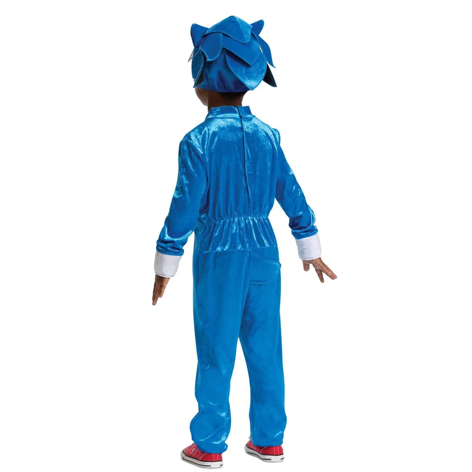 Disguise Toddler Boys' Sonic the Movie Sonic Jumpsuit Costume - 3T-4T