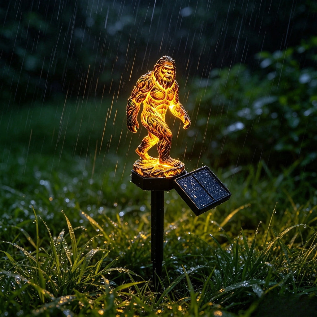 Clearance! Highland Cow Solar Garden Light, 18in Garden Statue with LED Glow, Waterproof Outdoor Yard Decor Stake, Resin Lawn Pathway Light for Backyard Patio Porch Halloween Gift