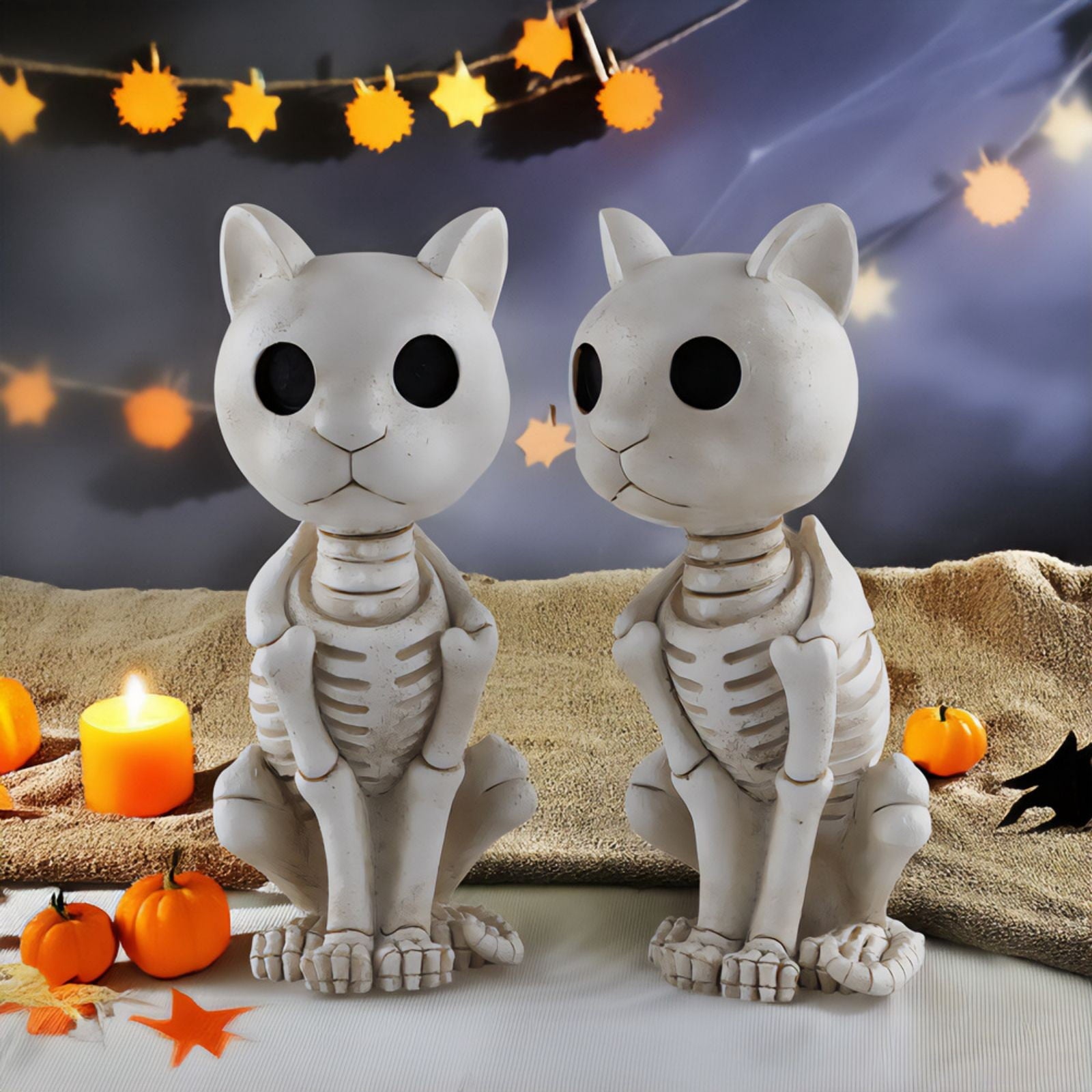 amlbb Halloween Decoration Halloween Skeleton Horror Decorations Simulation Animals Skeleton Ornaments Bar Decoration Frogs Skeleton on Clearance
