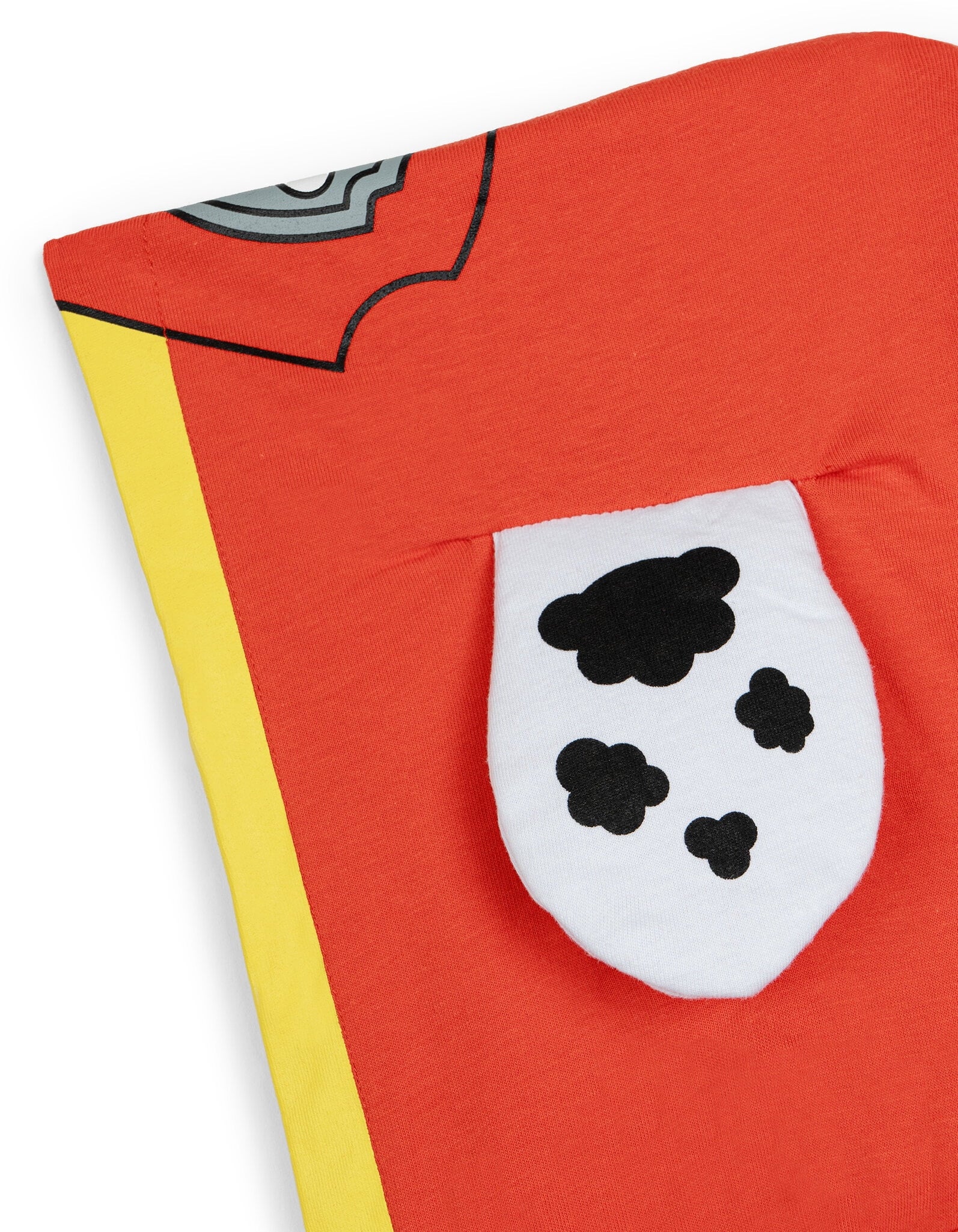 Paw Patrol Big Boys' Cosplay Hooded T-Shirt Marshall Bright Red
