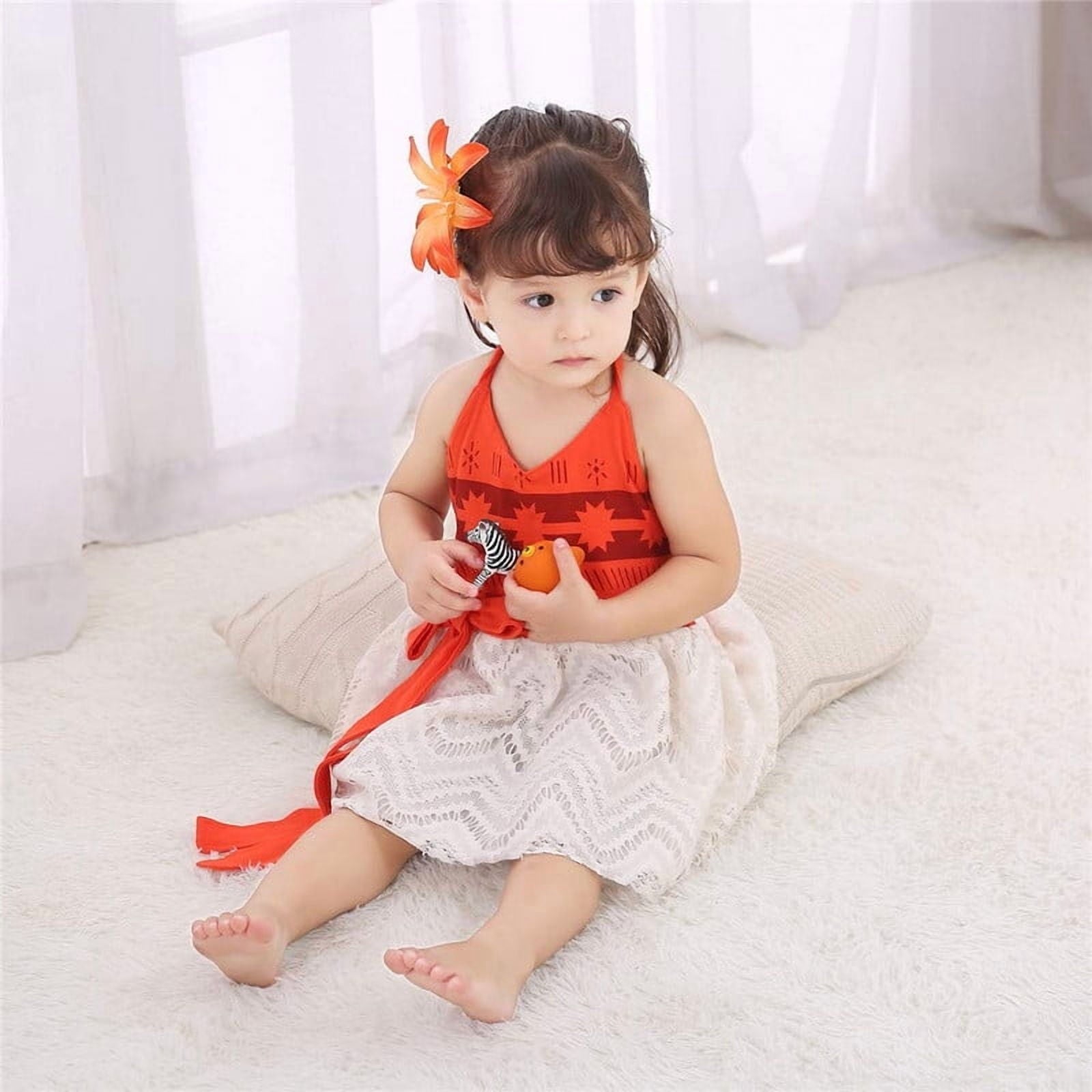 Jurebecia Princess Costume for Girls Dress Halloween Cosplay Outfits Birthday Fancy Tween Dress with Accessories 130 cm 7-8 Years