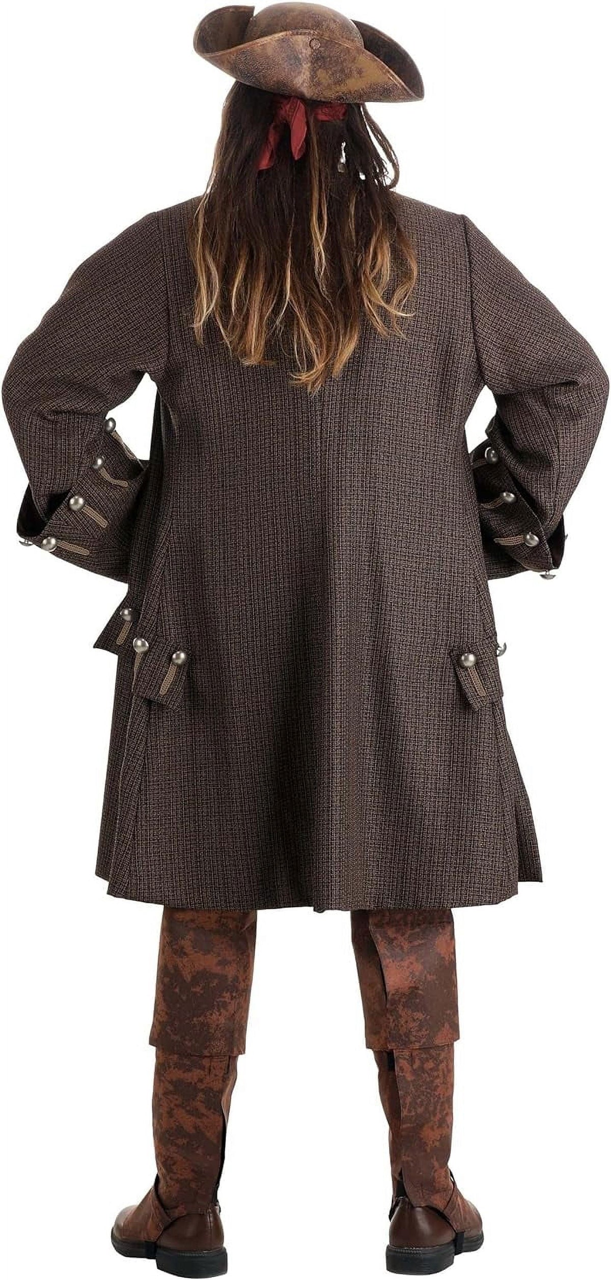 Deluxe Jack Sparrow Pirate Costume for Men