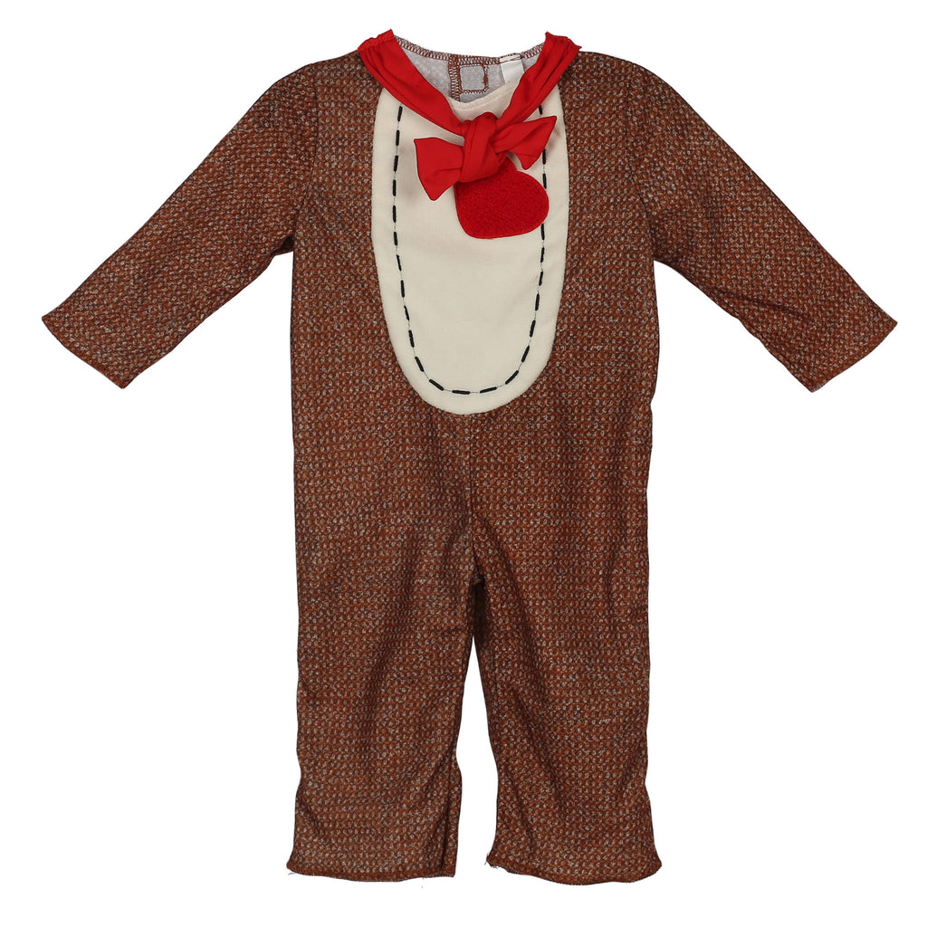 Sock Monkey Halloween Costume for Infant, Size 12-18M, by Way to Celebrate