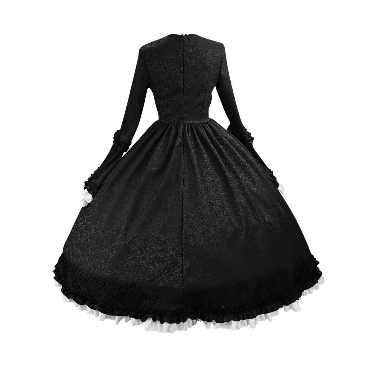 LYXSSBYX Maxi Dresses for Women Women's Long Sleeve Neck Dress Floor Length Cosplay Dress Plus Size Dress