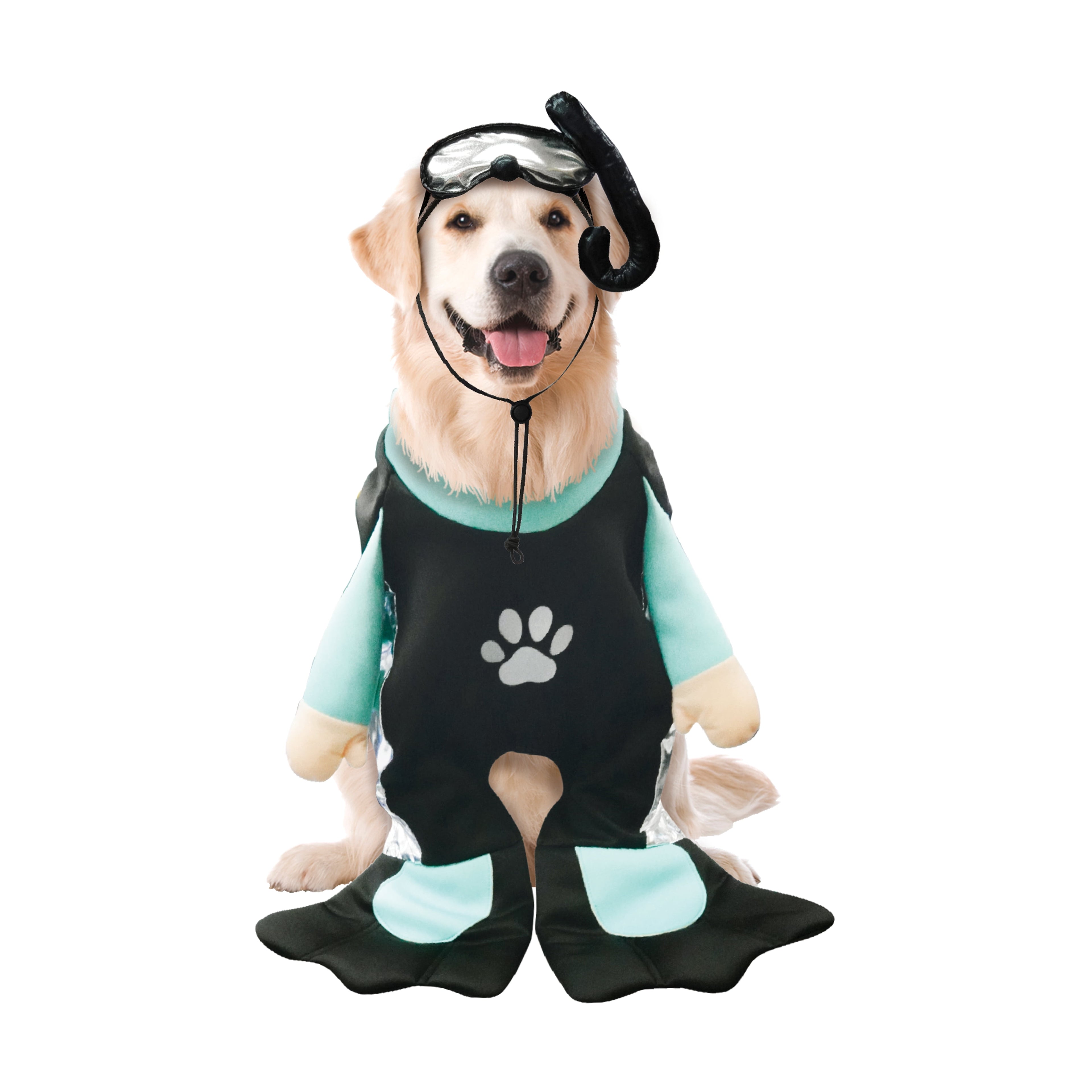 Best Furry Friends Costume for Dogs or Cats, Scuba Diver, X-Small