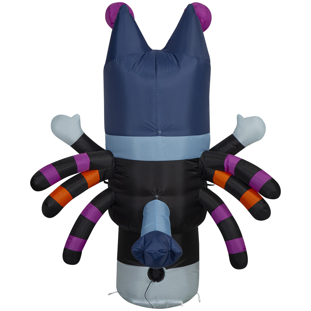 Halloween Airblown Yard Inflatables Bluey in Spider Costume 45.66 in x 37.79 in x 59.84 in 3.13 lb