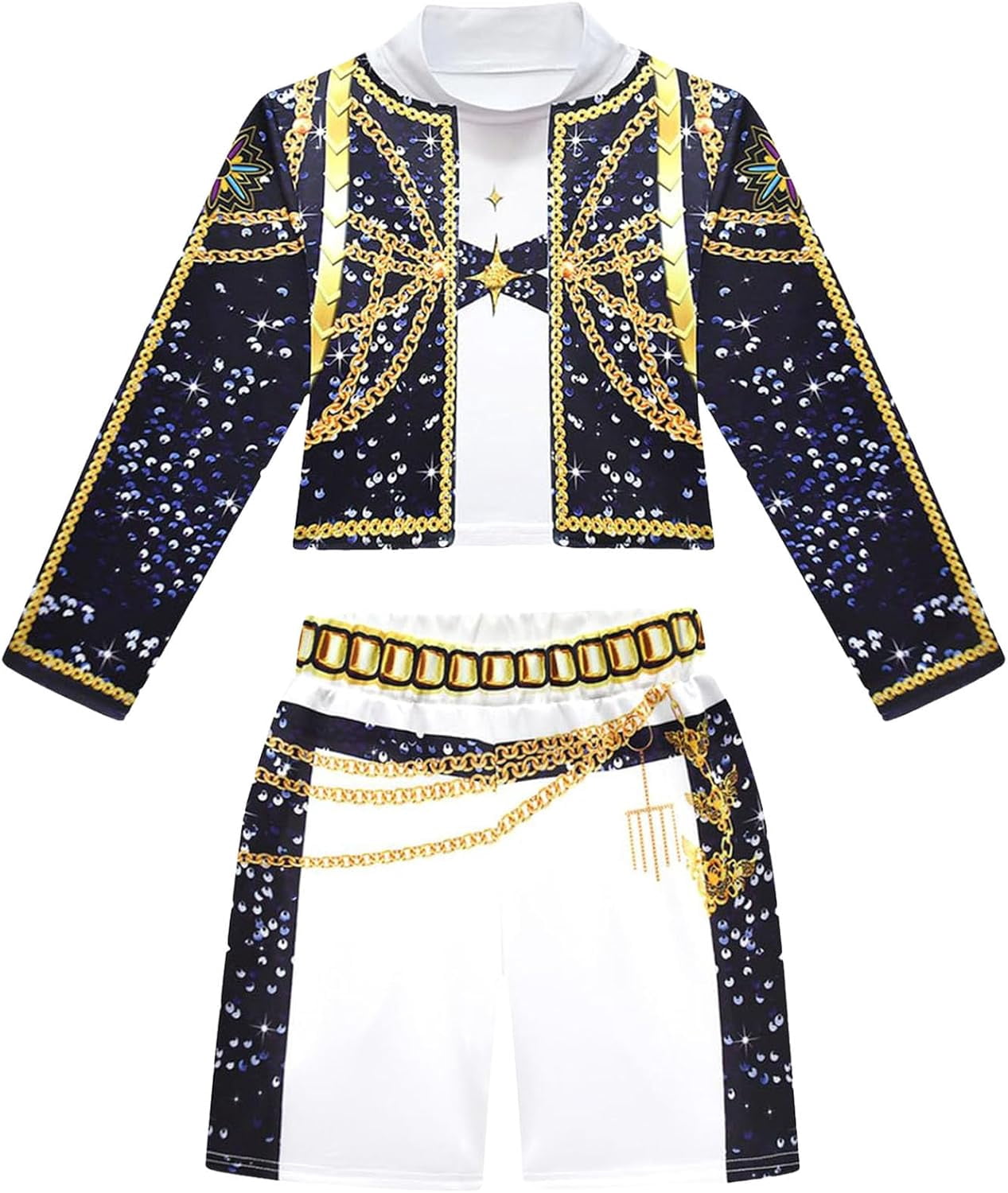 Satmonnus Halloween Anime Cosplay Costume, Popular Singers Idol Stage Role Play Stage Costume Performance Outfits for Halloween Cosplay Dress Up