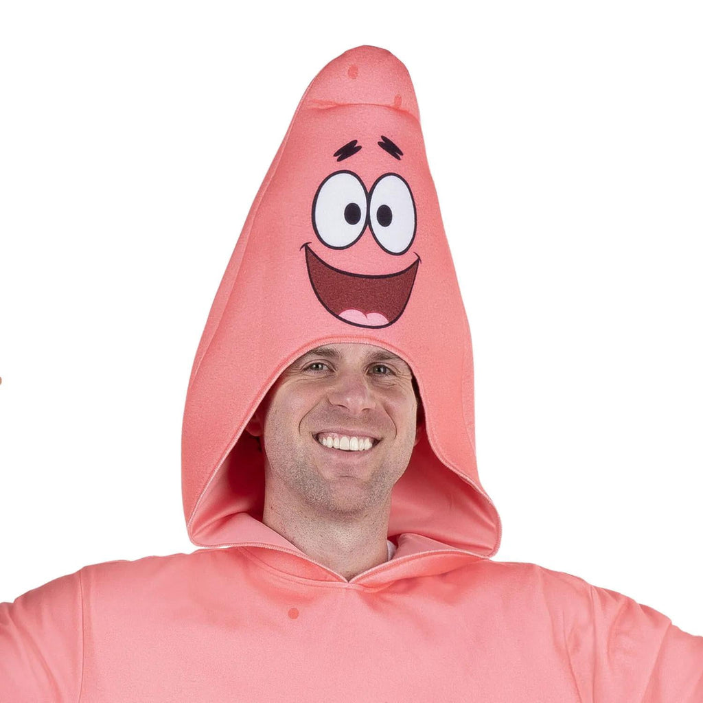 SpongeBob Men's Patrick Halloween Costume Jumpsuit - Pink One Size