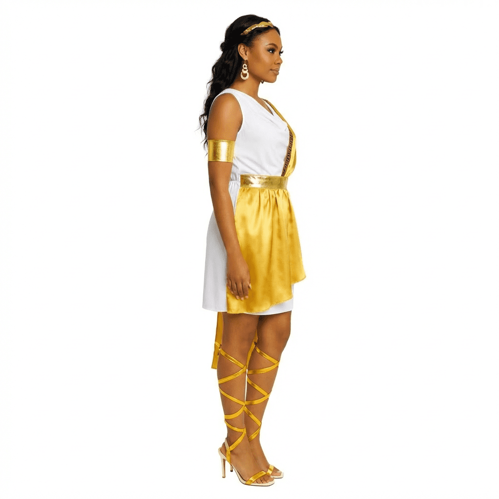 Greek Goddess Halloween Costume for Adults, Women's Size M (8/10), by Way to Celebrate