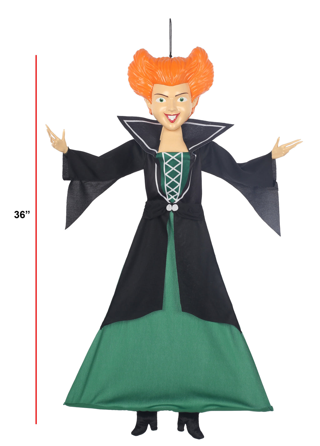 Halloween Multicolor Hocus Pocus Winifred Hanging Figure Decoration, 36 in, by Disney