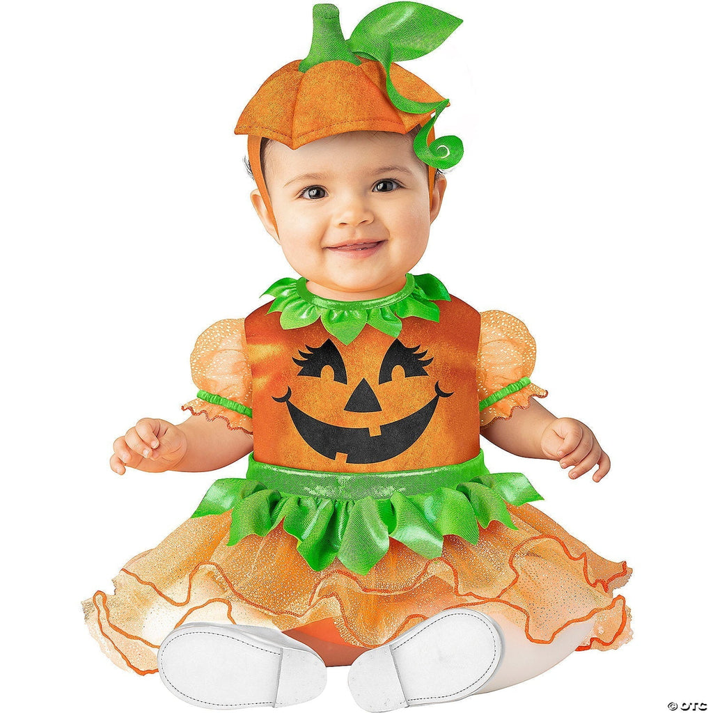 Fun World Infant Girls' Pretty Pumpkin Tutu Costume - Size 18-24 Months - Orange