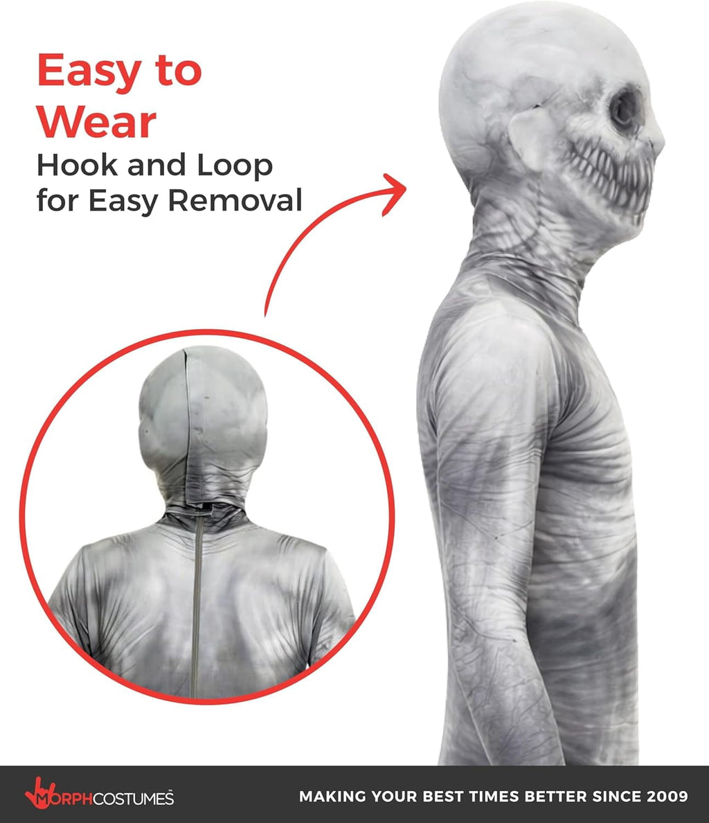 Morphsuits Kids the Rake Morphsuit Boys Girls Creepepasta Halloween Costume Halloween Gray M