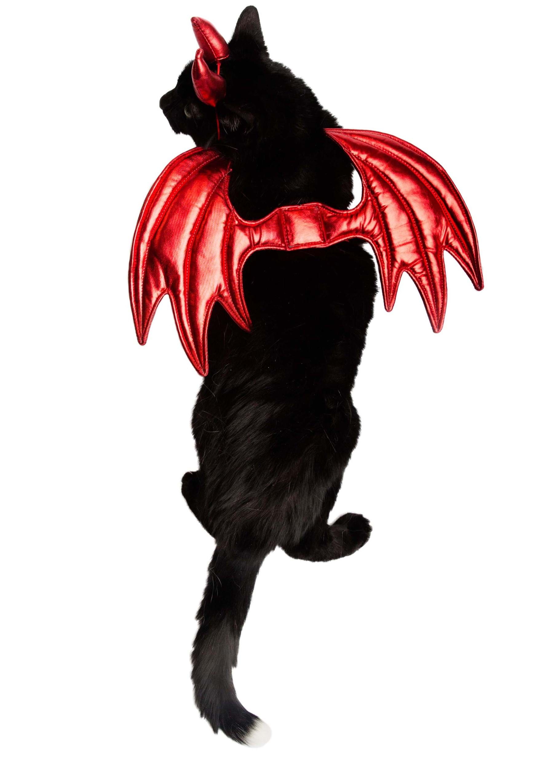 Pet Krewe Devil Dog Costume - Halloween Costumes for Dogs - Attaches to Any Pet Harness, One Size Fits All Pets