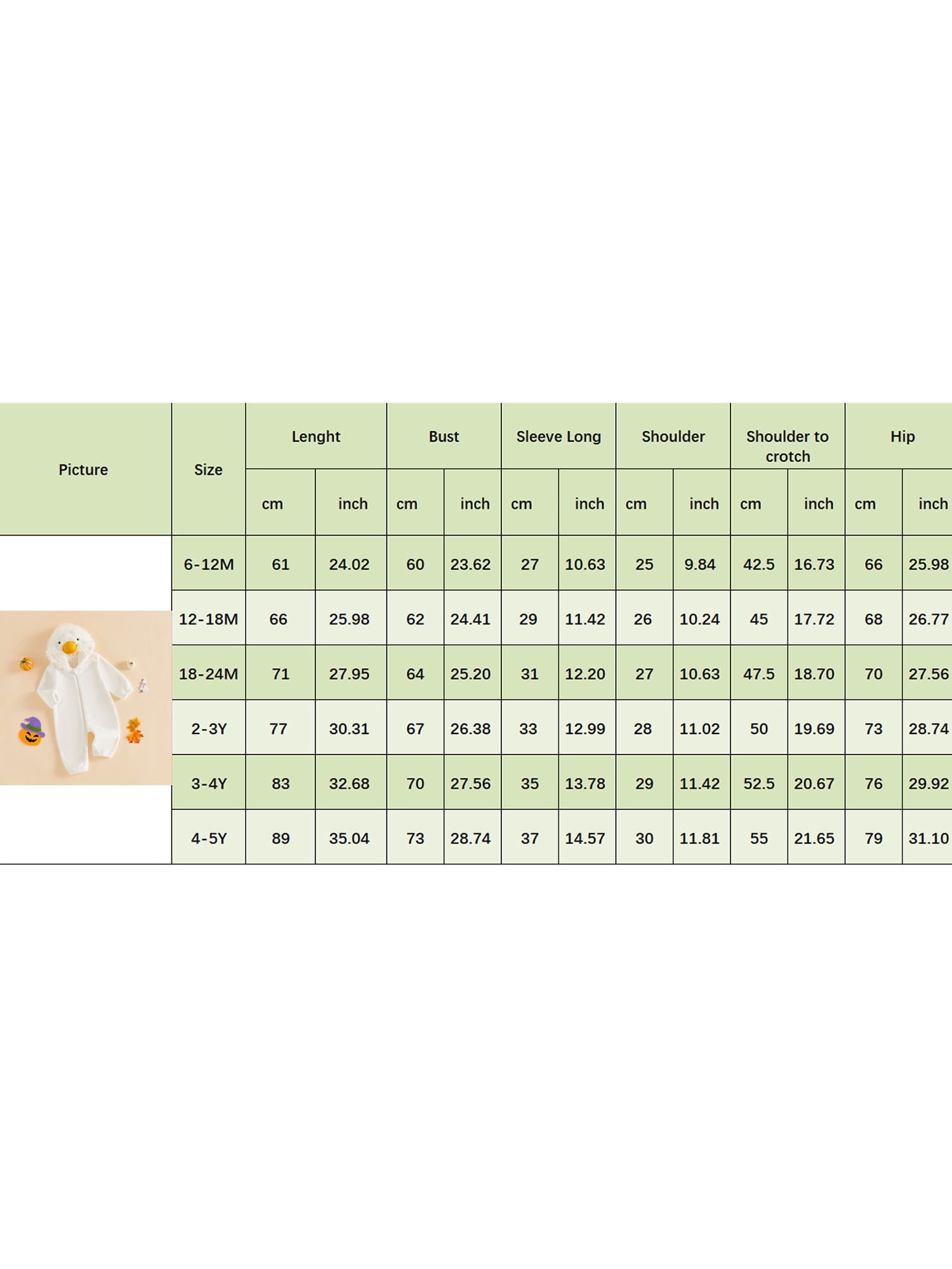 RUINIXCW Toddler Baby Girl Boy Halloween Chick Costume Cosplay Outfit Infant Fall Winter Clothes Snowsuit Fleece Jumpsuit Long Sleeve Hooded Romper