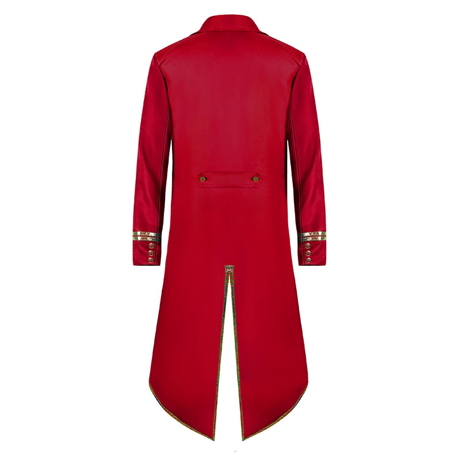 Men Clearance LYXSSBYX Mens Jackets Fall Fashion Halloween Men's Costume Men's Mid Length Retro Tuxedo Costume